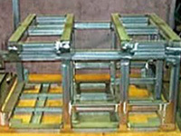 ステンレス製フレーム溶接 歪み取り(ひずみとり)対策済み 溶接製缶