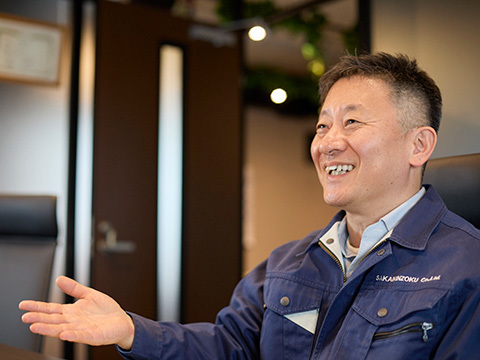阪井金属製作所　代表取締役社長　阪井博史