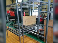 軽量パイプフレーム製作 溶接加工 曲がり防止対策 製缶品